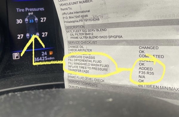 The out right lied that they checked the air pressure. They legit falsified documents and gun decked their paperwork