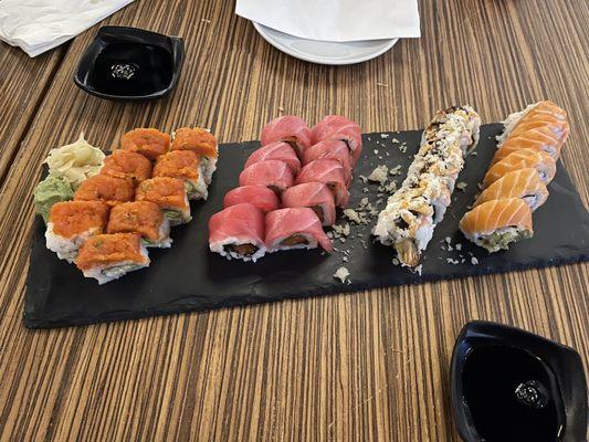 Red Phoenix, kamikaze, Ebi, sunrise roll