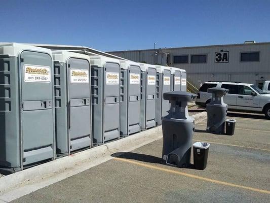 Rent our portable toilets for your next event, or job site