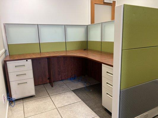 Office cubicles, moves and installation.