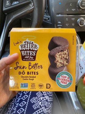 Sunflower seed butter chocolate bites