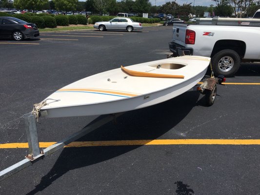 1974 Alcort Sunfish Sailboat - Before