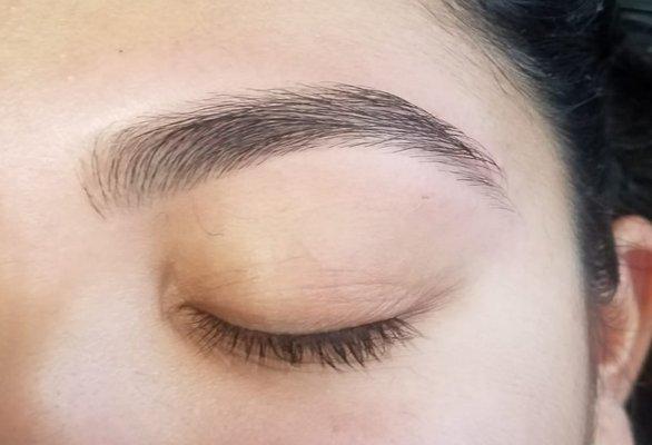 After Brow Clean Up