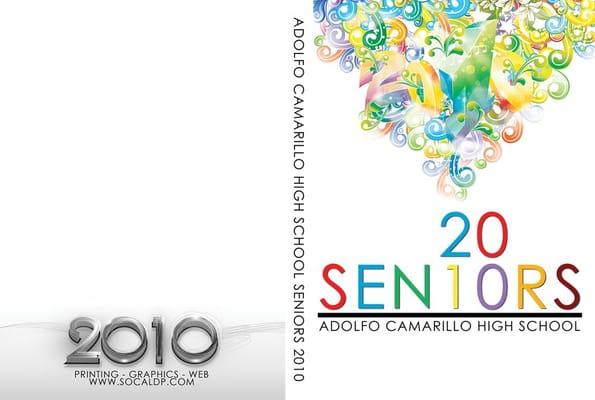 2010 DVD Cover for Camarillo High School Seniors