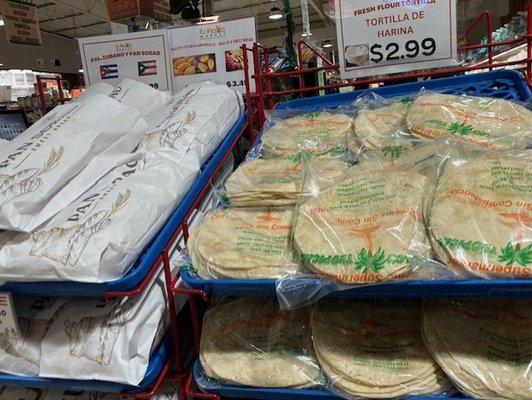 great tortillas, breads.