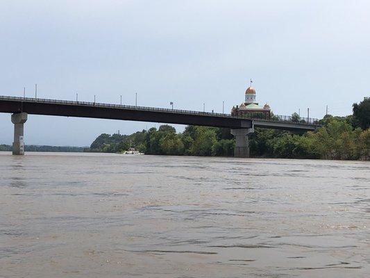 Hermann MO Courthouse from the Missouri River