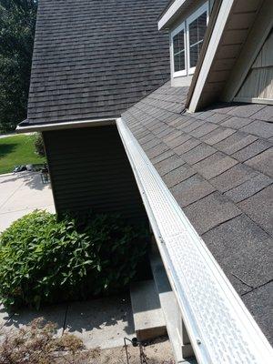 Gutter protection after cleaning