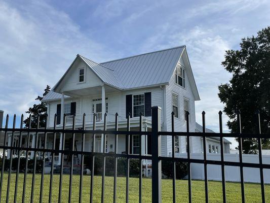 New Metal Roof Installation