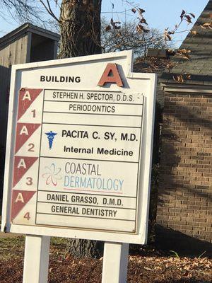 Coastal Dermatology - Dr. Osmundson is in Suite A-3 so drive in and around till almost the exit