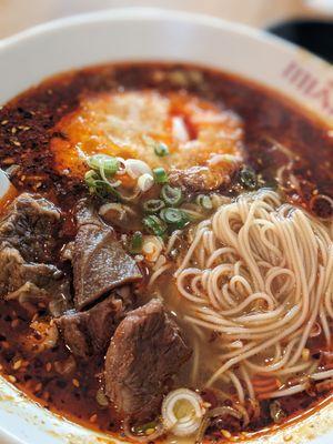 Szechuan noodles soup