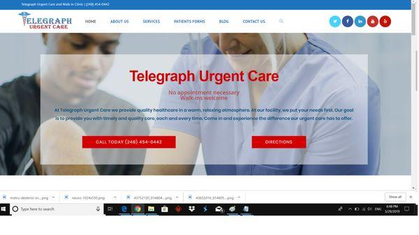 Website Design for an Urgent Care Clinic