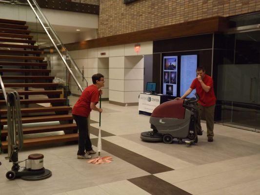 Floor machine or Mop??