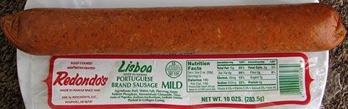 Redondo's Portuguese Sausage