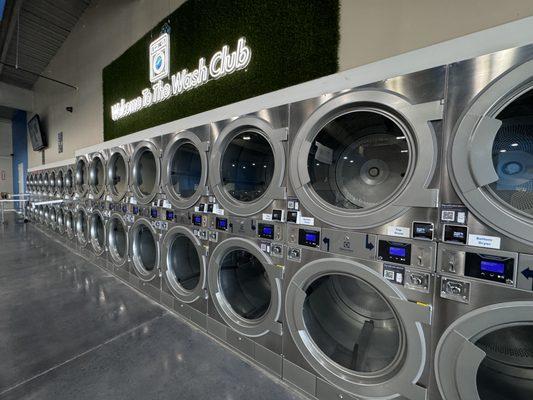 Enjoy doing your laundry in a modern ambiance, clean environment with amazing music being played!