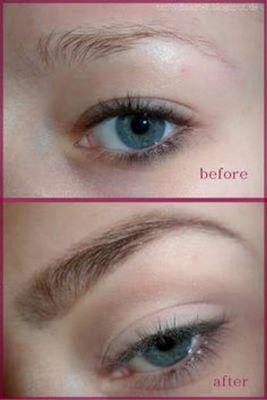 Eyebrow tinting