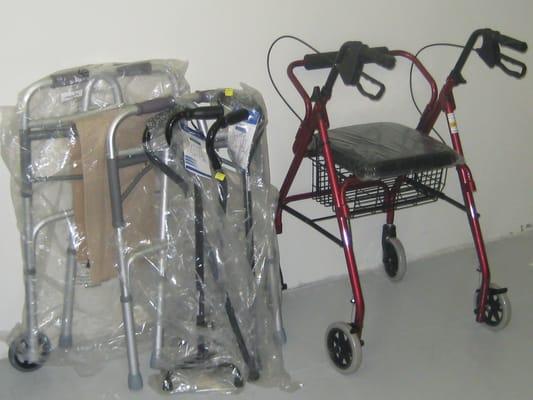 we sell walkers, rollators and canes