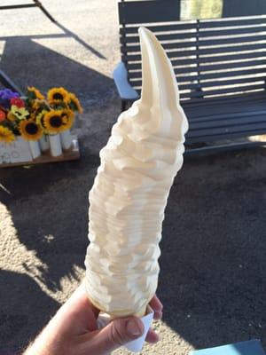 Large cone at sweet delights