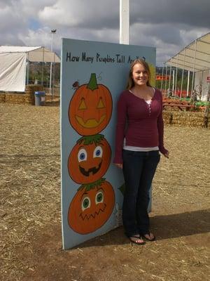 Taller than pumpkins