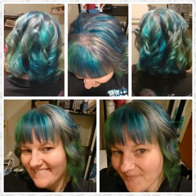 Ashley has done another fantastic color job! This time I got mermaid hair! I love it!!!