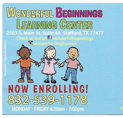 Now Enrolling!