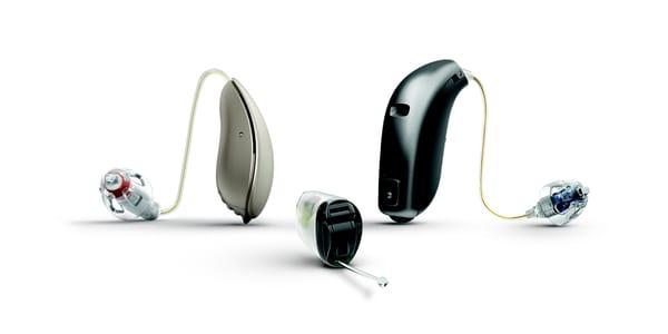 Discrete Oticon hearing aids. ClearLife audiologists work with the most advanced technology to ensure their patients' success.