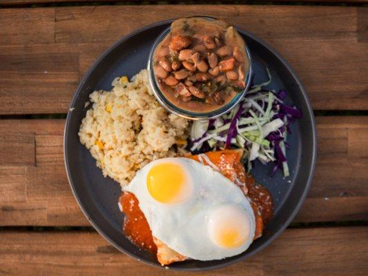 Beef Tamales w/ 2 Eggs