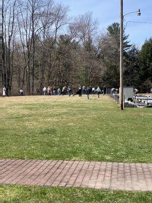 1st annual adult Easter egg hunt