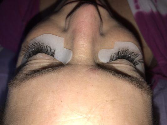 After xtreme eyelash extensions