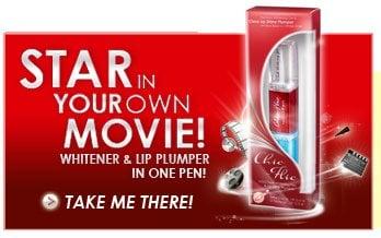 teeth whitening and lip plumping pen to take home after your teeth whitening session!