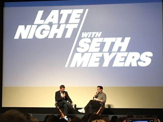 Seth Meyers and Andy Samberg