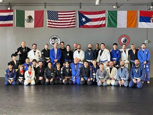 Seminar with Professor Carlson Gracie Jr. and Sergio "Canudo" Zimmerman #PremierMMA #CarlsonGracieTeam