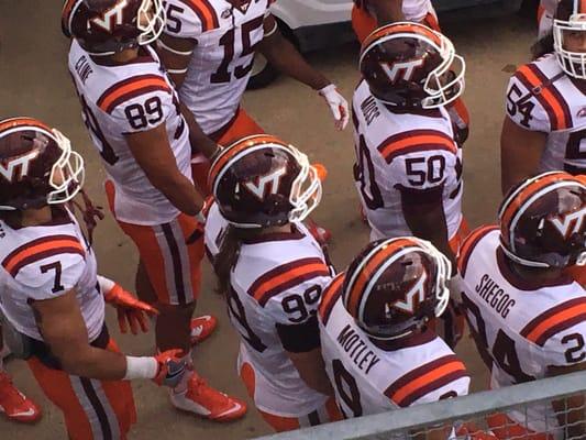 12/26/15 40th I-Bowl! Va Tech v Tulsa! Hokie Head Coach Frank Beamer's last game! Tech squeaks by Tulsa, 55-52! This is Pre-game