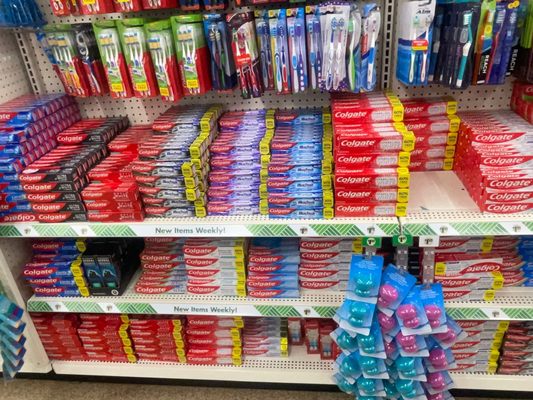 Fully stocked toothpaste