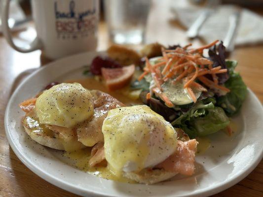 Smoked Salmon Benedict was the perfect balance of flavors. I was hesitant about the combination, but had zero regrets after ordering it.