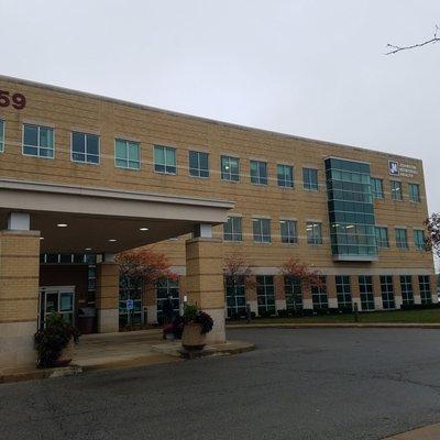 Entrance to the professional building.