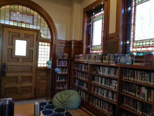 Foyer turned book room