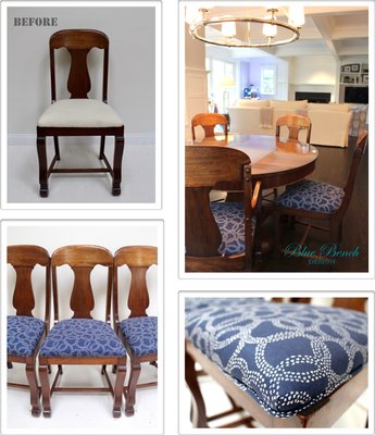 Before & After - Dining Room Chairs