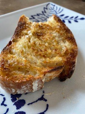 Light and airy sourdough slice toasted with butter