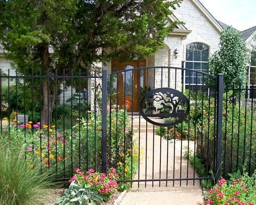 Custom Made Residential Wrought Iron Gate