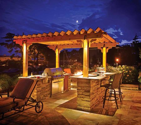 Outdoor landscape lighting