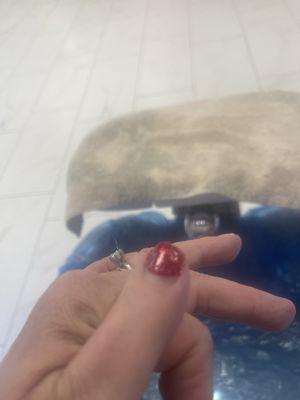 My nail that broke