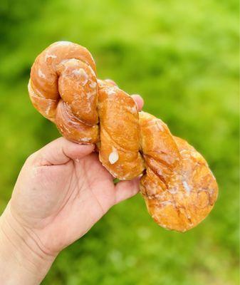 Glazed cinnamon twist