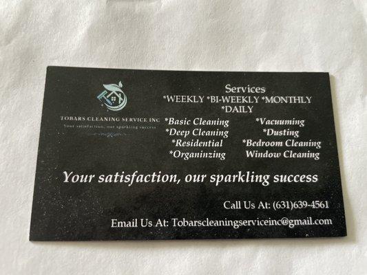 Tobars Cleaning Service