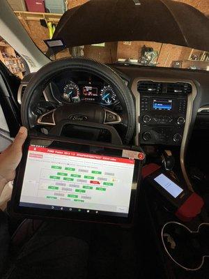 Checking Ford Fusion system and calibration