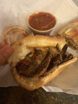 Eggplant grinder, $9