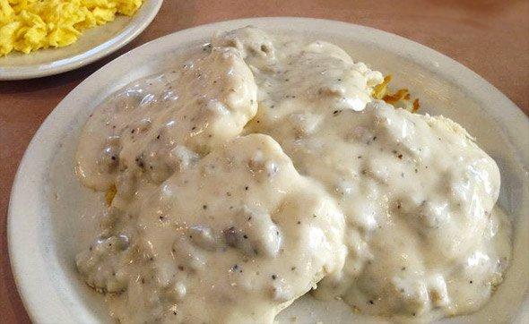 BISCUIT AND SAUSAGE GRAVY