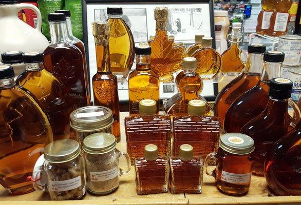 Wonderful local Maple Syrup and Honey