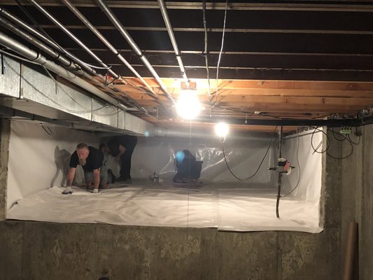 Crawlspace encapsulation system!