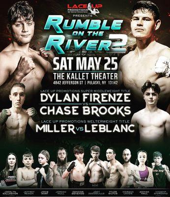 Sat May 25, watch and support Chase Brooks!