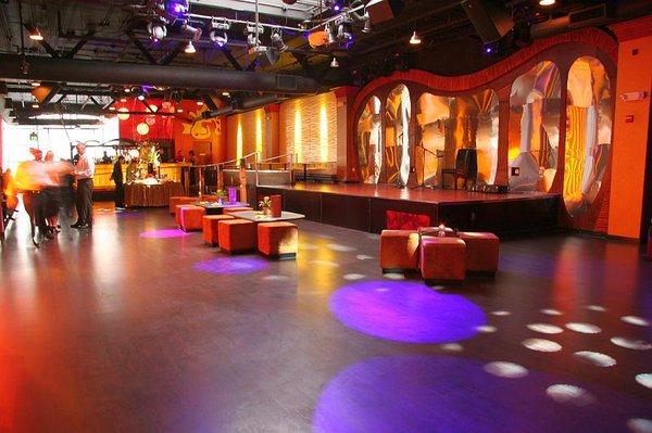 Nightclub area at one of our client's venues in Long Beach.